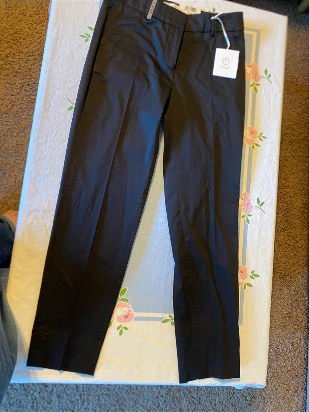 Peserico Black Tailored Dress Pants